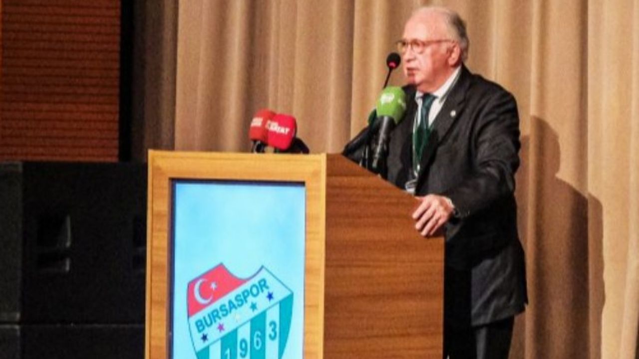 Bursaspor'un 32. başkanı Sinan Bür oldu