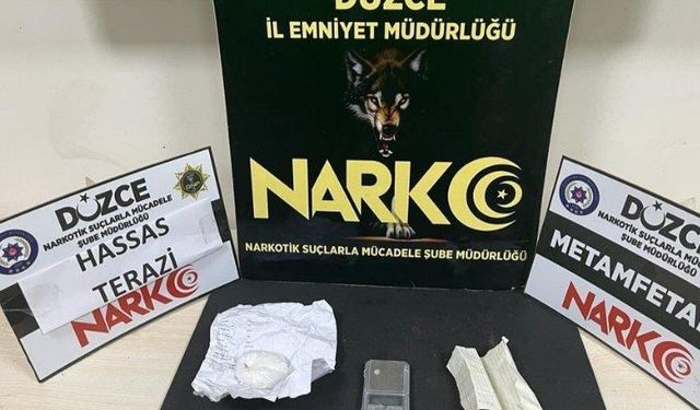 Düzce Anadolu Otoyolu'nda uyuşturucu operasyonu