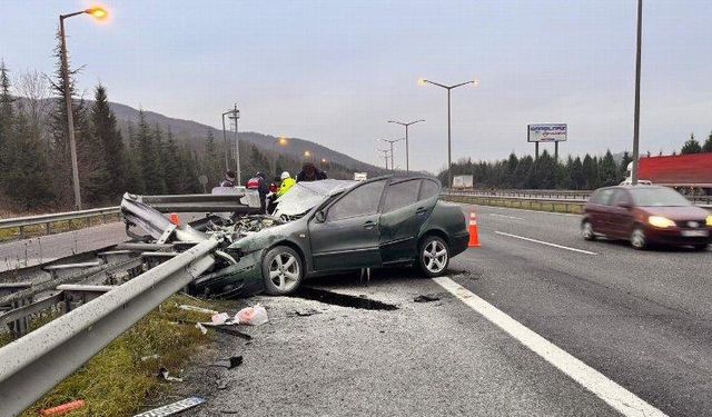 Düzce'deki kazadan acı haber geldi!