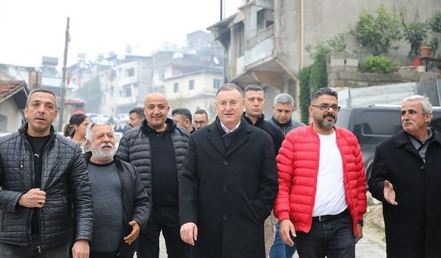 Hatay'da Başkan Savaş halkla buluştu