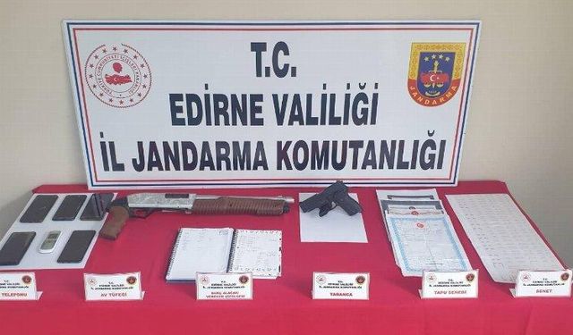 Keşan’da tefecilik operasyonunda 6 gözaltı