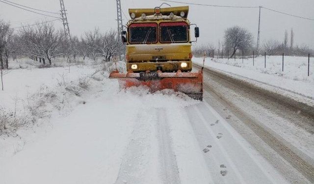 Malatya'da kar mesaisi