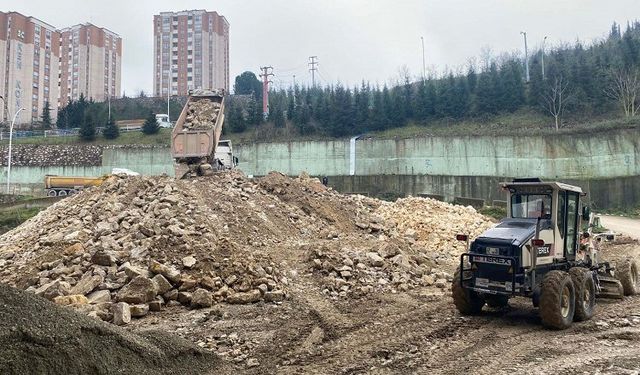 Wilcynski Caddesi’nde 24.200 m3 dolgu, 415 m taş duvar